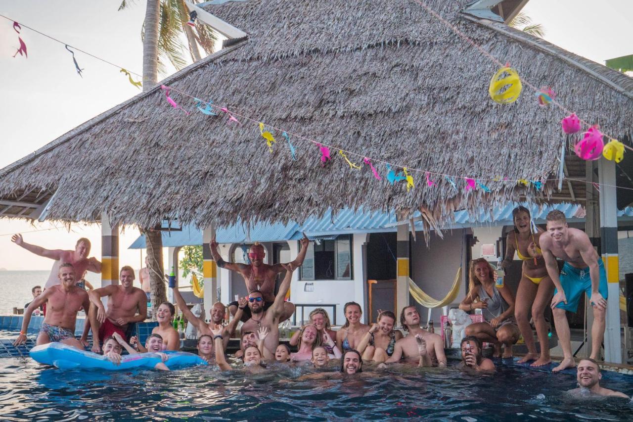 Asia Blue - Beach Hostel Hacienda Ko Pha Ngan Zewnętrze zdjęcie